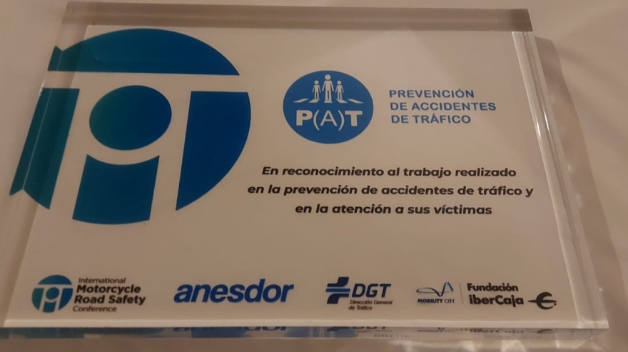 P(A)T Recibe un Reconocimiento en la Conferencia Internacional de Seguridad Vial de la Moto