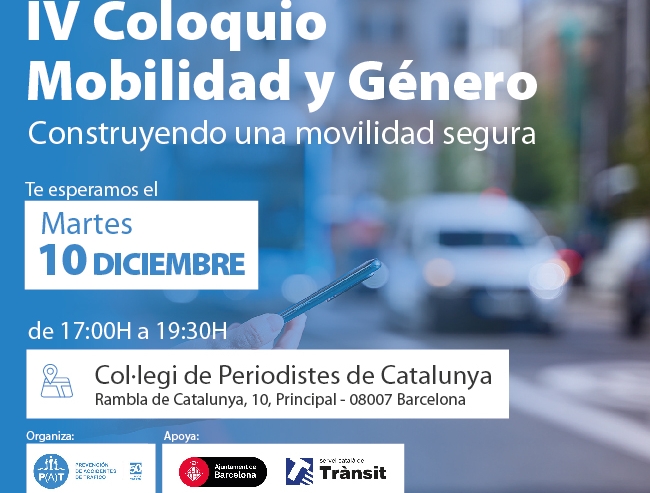 IV Coloquio Movilidad y Género | Construyendo una movilidad segura