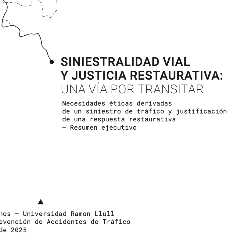 Un estudio de la Cátedra de Ética Aplicada de la Universidad Ramon Llull impulsado por P(A)T analiza la justicia restaurativa en los siniestros de tráfico