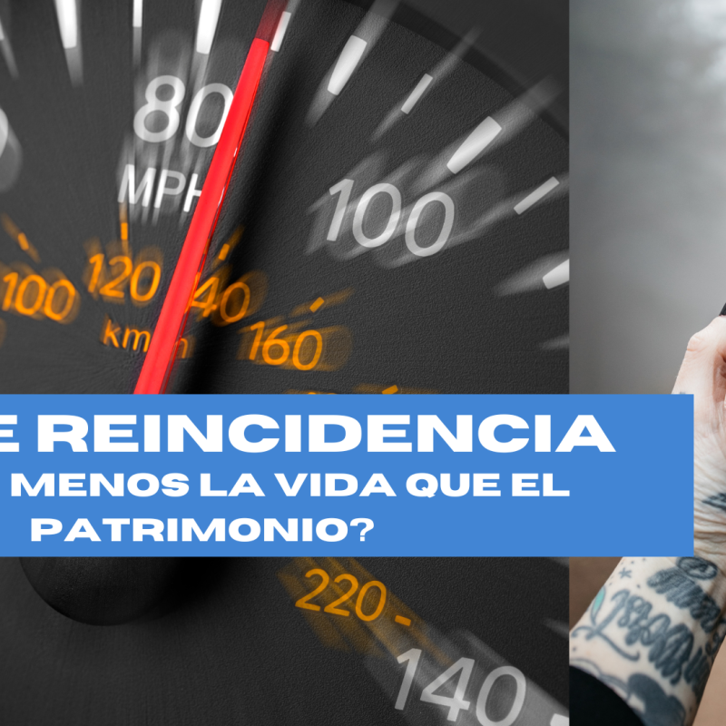 LA LEY DE MULTIRREINCIDENCIA OLVIDA A LAS VÍCTIMAS DE LA CARRETERA